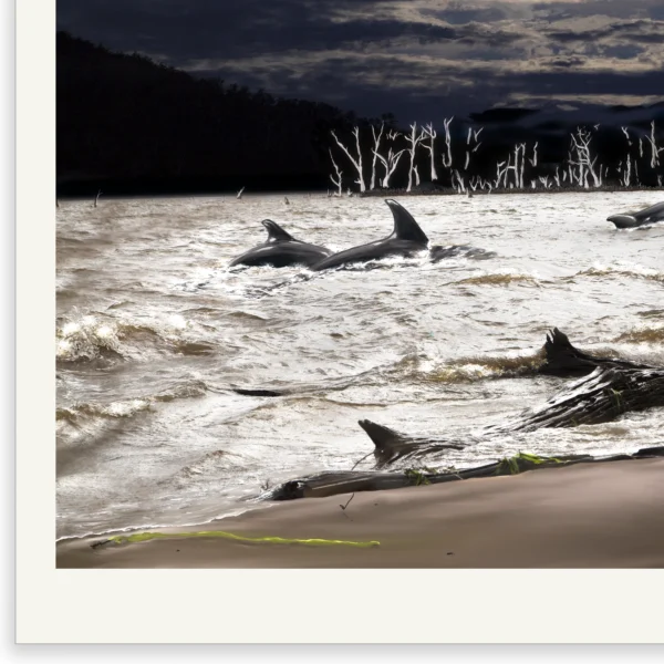 Dolphin Sands by Emma Coombes at the Elm and the Raven. Limited edition Tasmanian Mythic photography print