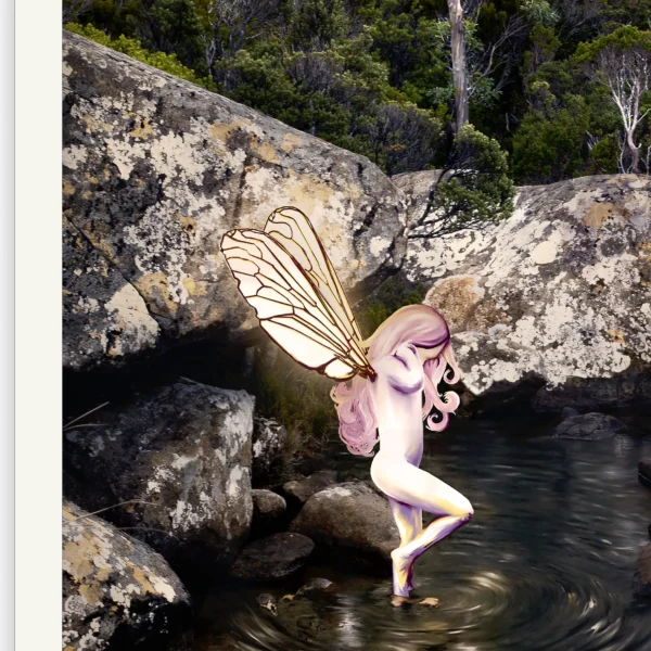 Sprite by Emma Coombes at the Elm and the Raven. Limited edition Tasmanian Mythic photography print