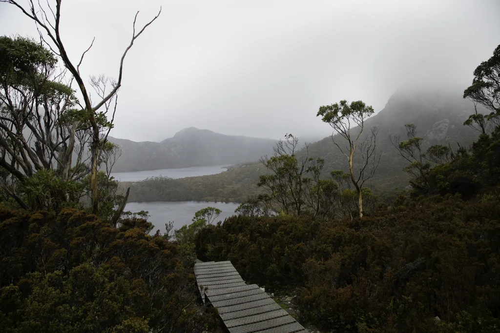 Dove Lake at Cradle Mountain in Tasmania's north west. Photography by Emma Coombes at the Elm & the Raven