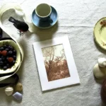 Fagus Sunset Mini Print - mini art prints from Emma Coombes at the Elm and the Raven. Alpine Wilderness and Tasmania's deciduous Fagus art photography
