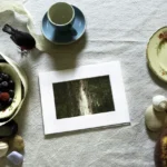 Heartwood Mini Print - mini art prints from Emma Coombes at the Elm and the Raven. Eucalyptus in Tasmania's Mersey Forest
