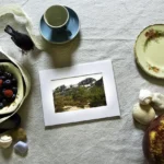 The Artists Pool Mini Print - mini art prints from Emma Coombes at the Elm and the Raven. Wilderness Imagery from Tasmania's famous Cradle Mountain National Park.
