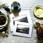 Wings of a Dove Mini Print - mini art prints from Emma Coombes at the Elm and the Raven. Tasmania's famous Dove Lake in Cradle Mountain National Park.