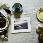 Wings of a Dove Mini Print - mini art prints from Emma Coombes at the Elm and the Raven. Tasmania's famous Dove Lake in Cradle Mountain National Park.
