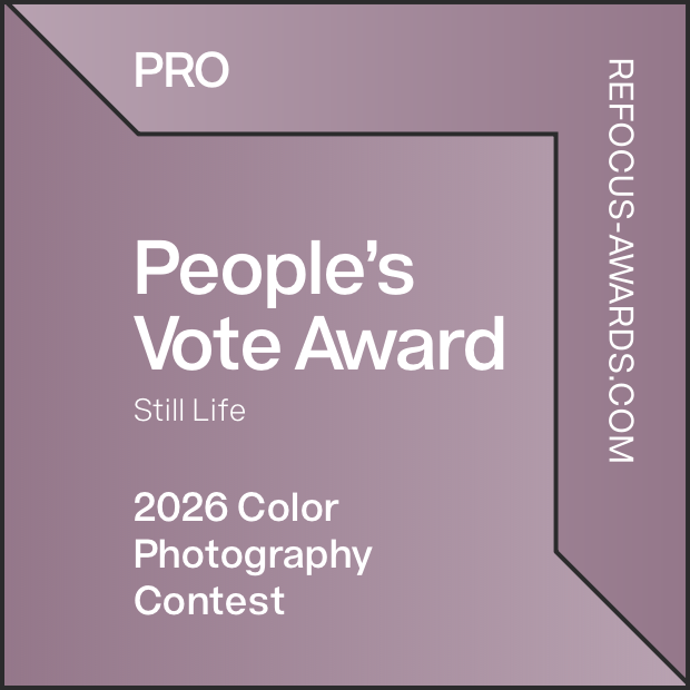 Emma Coombes winner of the Peoples Vote Award in the 2026 Refocus Colour Photography Awards for The Spotted Minstrel in 2026