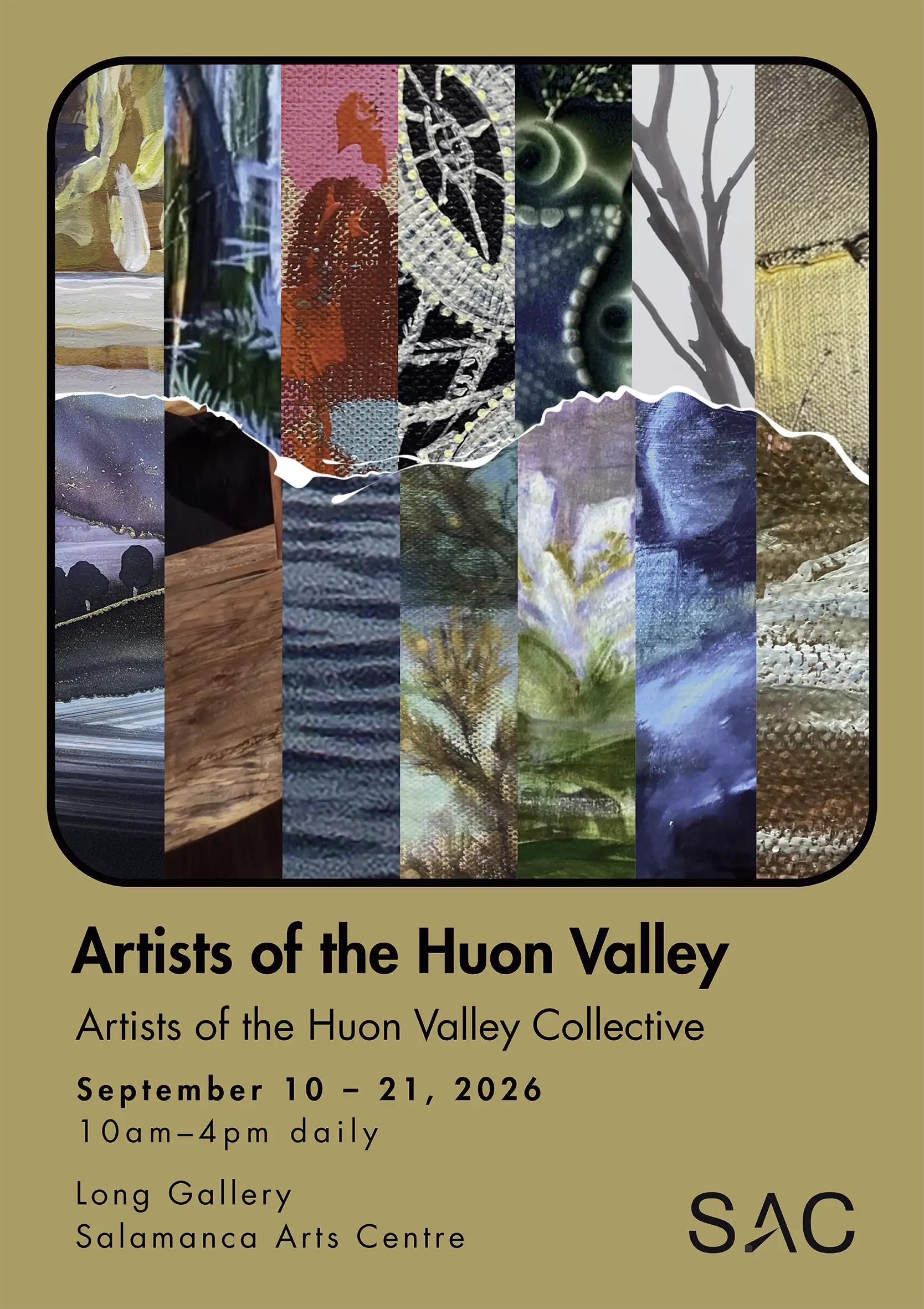 Artists of the Huon Valley, a group exhibition at Salamanca Arts Centre, September 2026