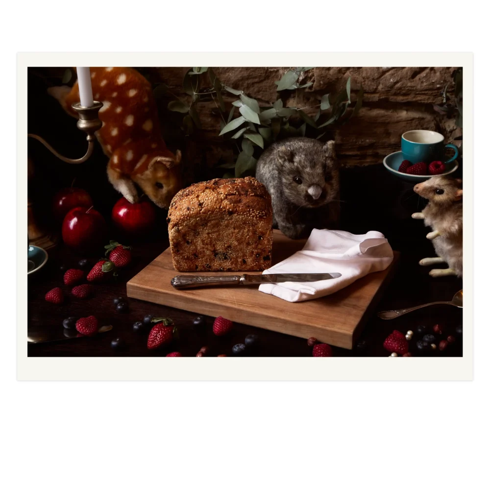 'Fruit Loaf' Tasmanian Still Life Limited Edition by Emma Coombes at the Elm & the Raven