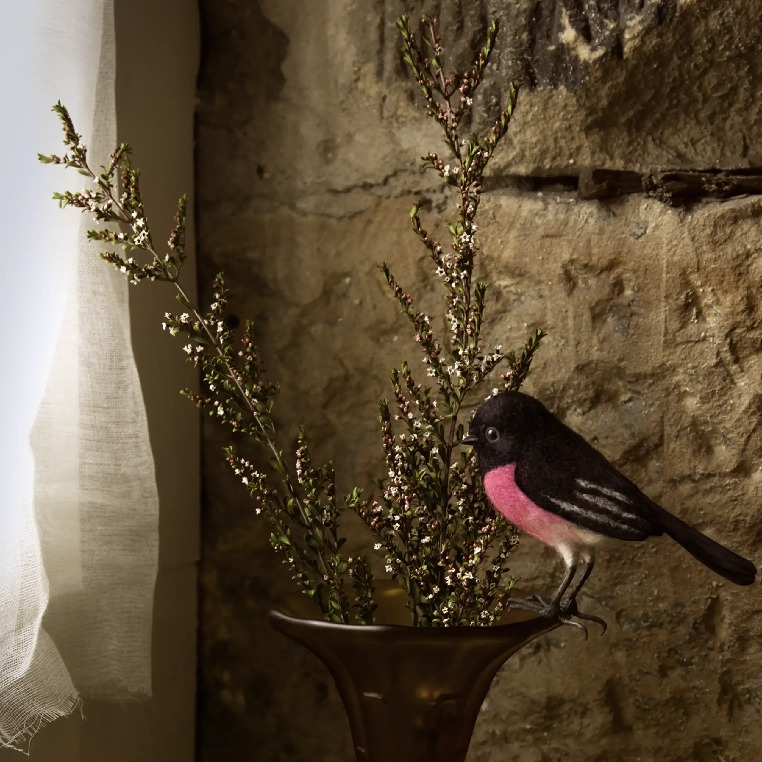 'Pink Dandy' Tasmanian Still Life Limited Edition by Emma Coombes at the Elm & the Raven